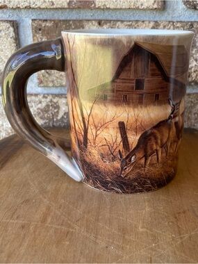 Wild Wings Mug Abandoned Farmstead Rosemary Millette 16 Oz. Beautiful Condition!